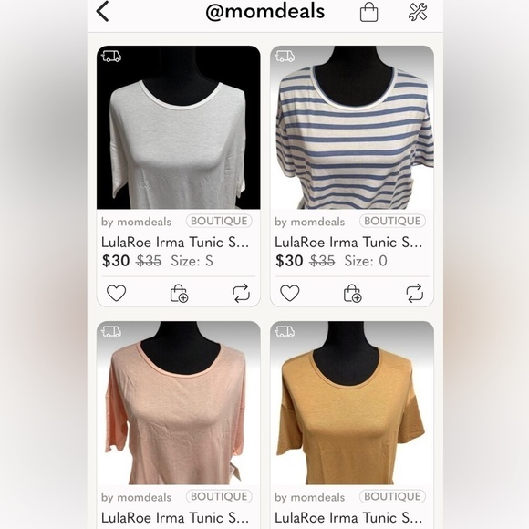 LulaRoe Irma Tunic Short Sleeve Blue White Vertical Zigzag Pattern XXS-XS 00-0 - Picture 9 of 11